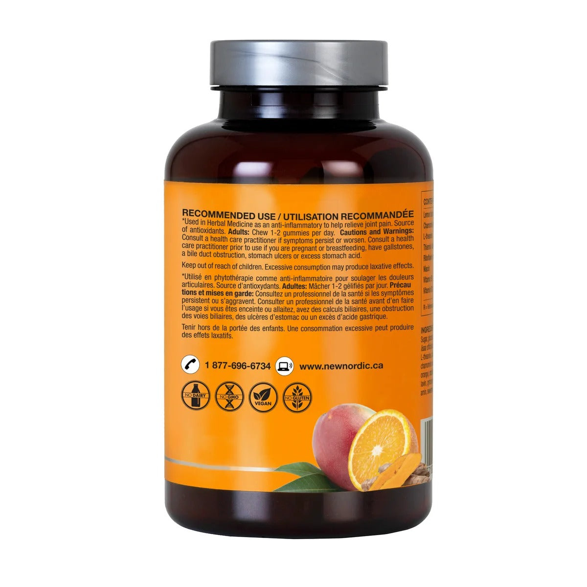 Turmeric™  無糖薑黃軟糖 (芒果香橙味) 120粒 (60粒 x 2盒) | 海外代購 - canadahk