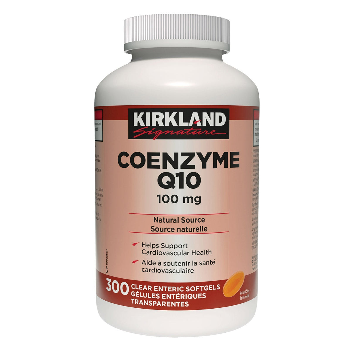 Kirkland Signature Coenzyme Q10 100mg Enteric Coated Softgels (300 Capsules) | Overseas Purchasing