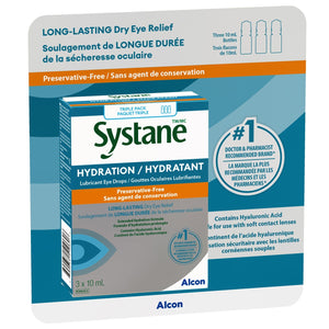 Systane Hydration 長效滋潤乾眼滴眼液 (10mL x 3樽) 產品圖片 2－Lohas 銀髮健康選品