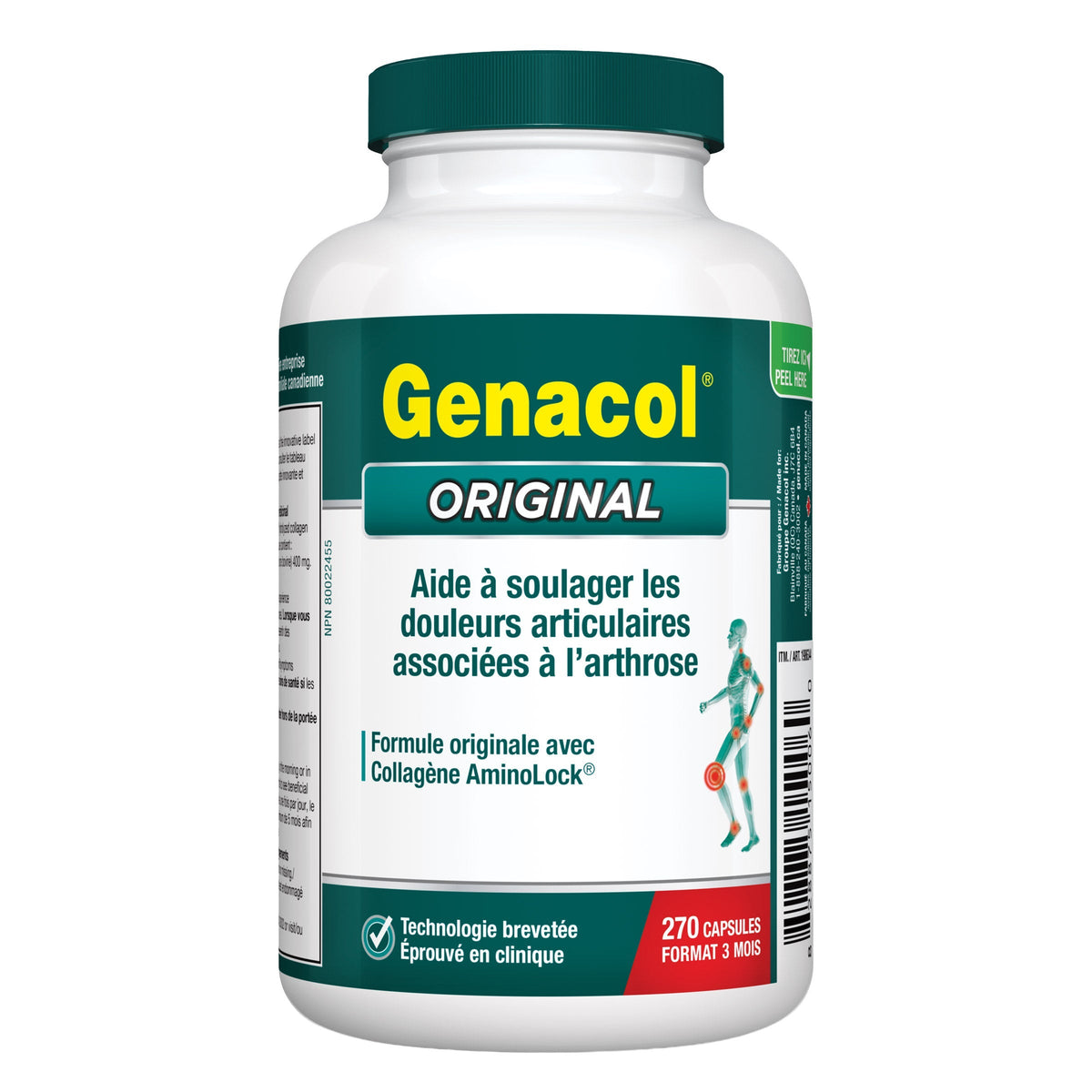 Genacol Original 原味水解膠原蛋白膠囊 (270粒) 產品圖片 3－Lohas 銀髮健康選品