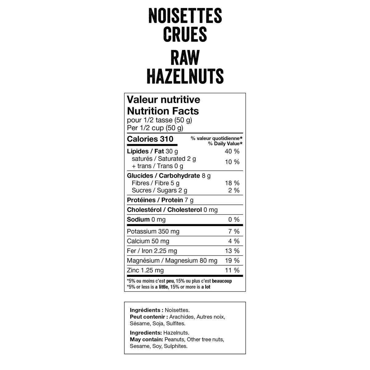 Bassé 原味生榛子仁 100% 天然果仁 (908g) 產品圖片 2－Lohas 銀髮健康選品