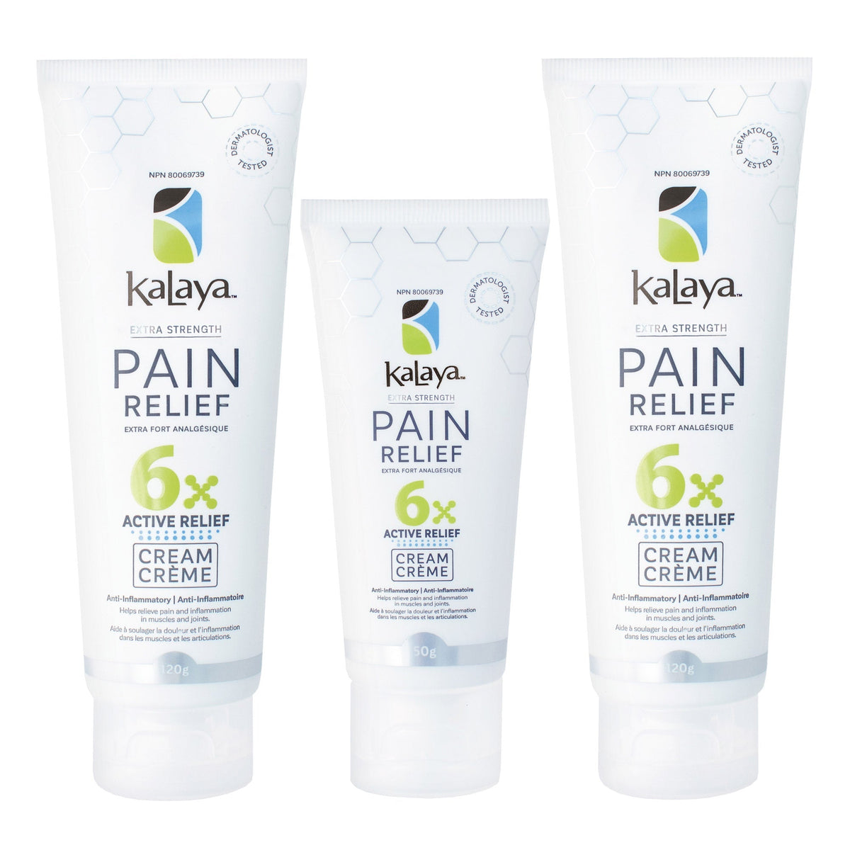 KaLaya KaLaya 6x Extra Strength Pain Relief Cream, 2 x 120 g + 50 g 產品圖片 1