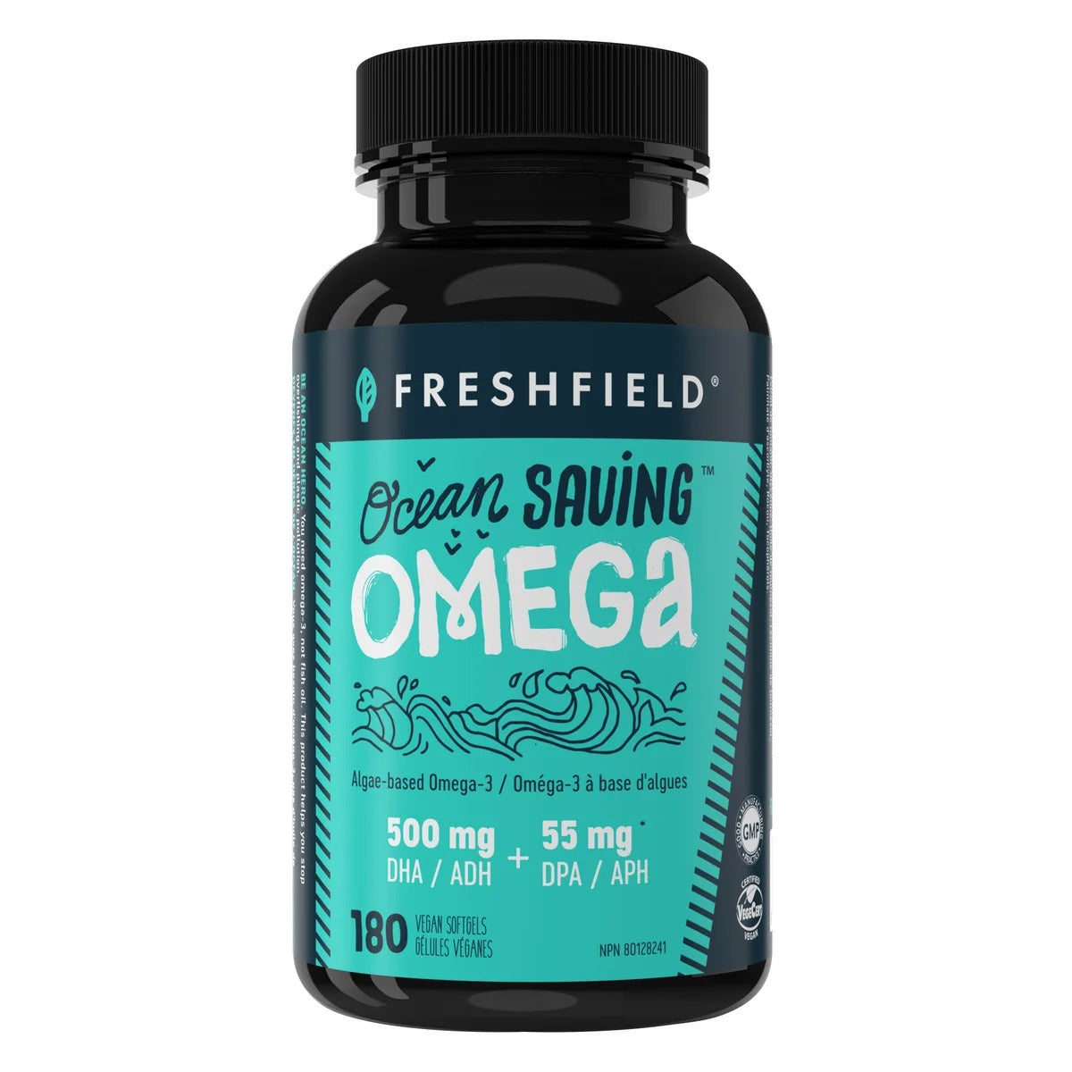 Freshfield 純素「救海」藻油 Omega-3 (高濃度 DHA) 180粒 | 海外代購 - canadahk
