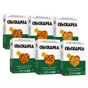 Chickapea 有機鷹嘴豆黃豌豆高蛋白意粉 三款形狀 (227g x 6盒) 產品圖片 1－Lohas 銀髮健康選品