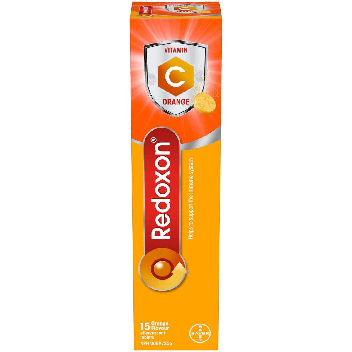 Redoxon Vitamin C 1000mg Orange Effervescent Tablets (15 Tablets)