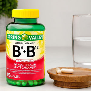 Spring Valley 維他命B6 + B12 + 葉酸膠囊 (120粒) 產品圖片 6