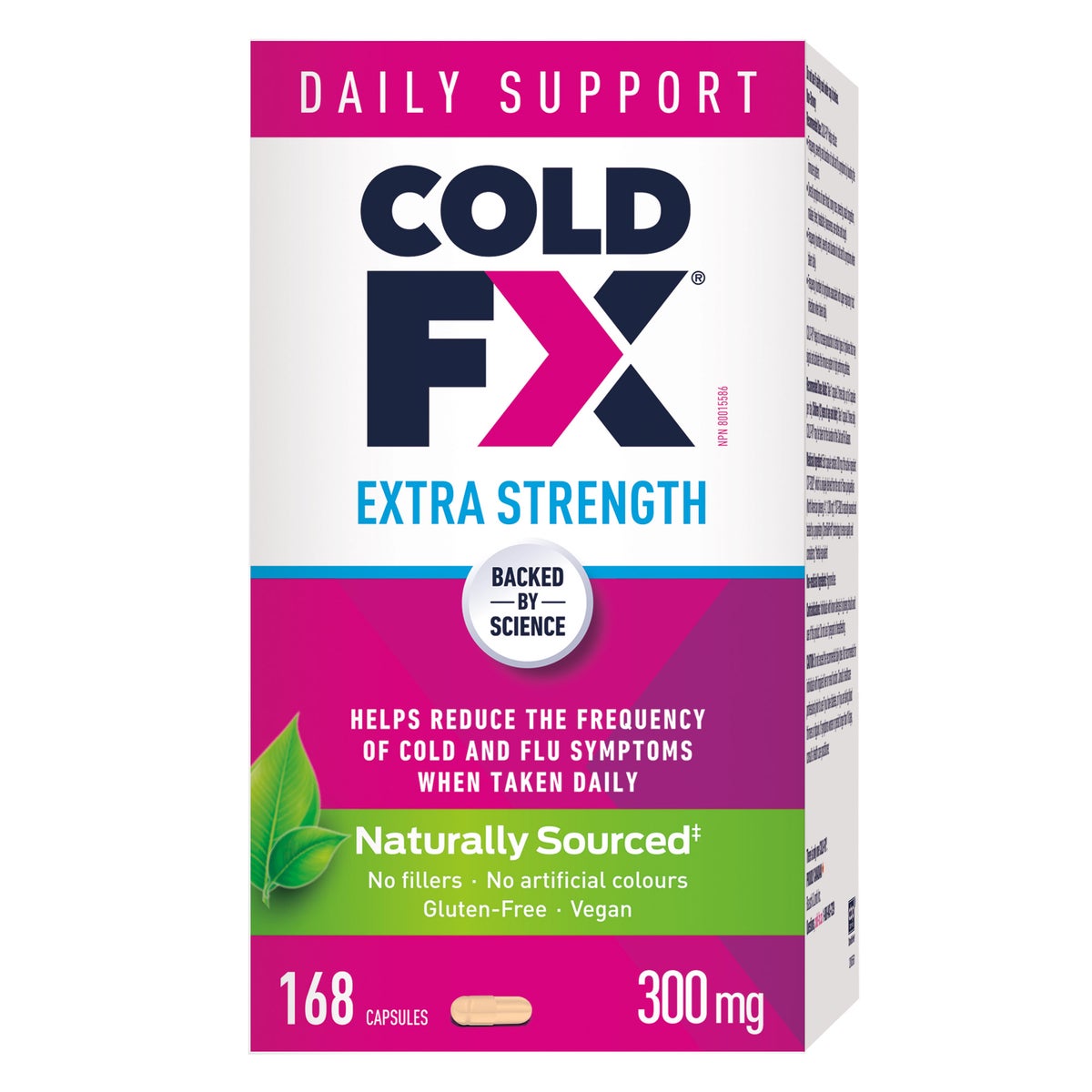 COLD-FX Extra Strength Immune Formula (North American Ginseng Extract) 300mg (168 Capsules Value Pack) | Overseas Purchase