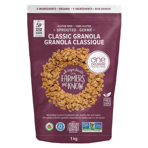 One Degree 有機發芽燕麥 Classic Granola 脆脆 低糖配方 (1kg) 產品圖片 1－Lohas 銀髮健康選品