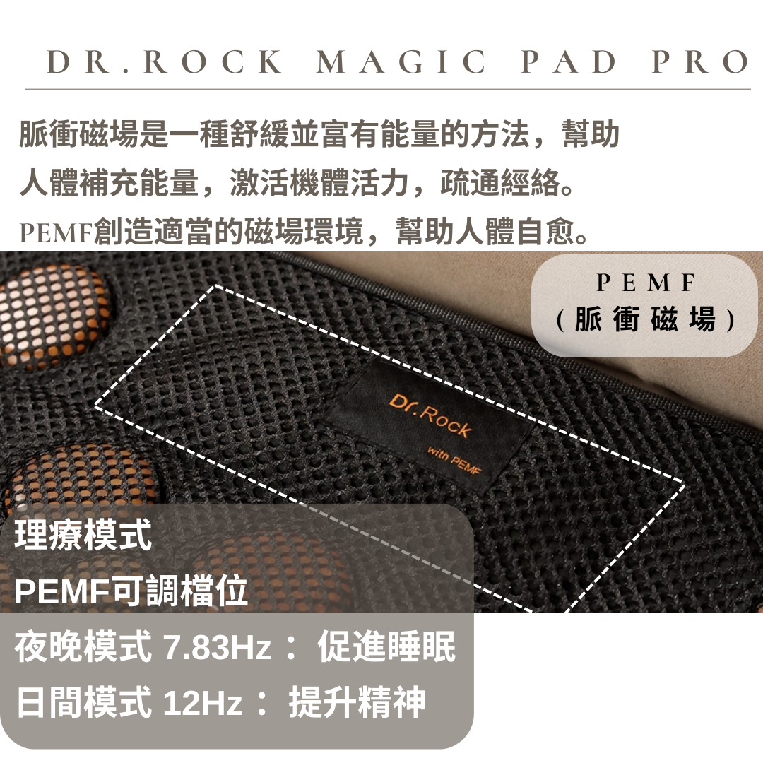 Dr.Rock MagicPad Pro砭石遠紅外線溫陽百變墊專業版-智能生活-樂耆同行 Lohas Elderly－香港樂齡長者用品專門店
