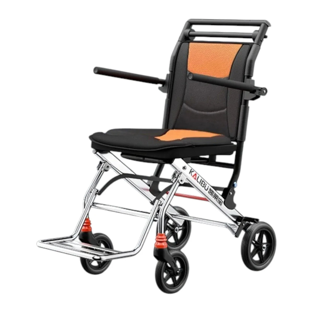 KALIBU Flagship Ergonomic Lightweight Folding Wheelchair (Travel Wheel Version)