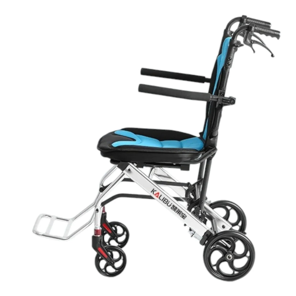 KALIBU [06 Small Wheel Version] Flagship Ergonomic Care Wheelchair (Diamond Blue)