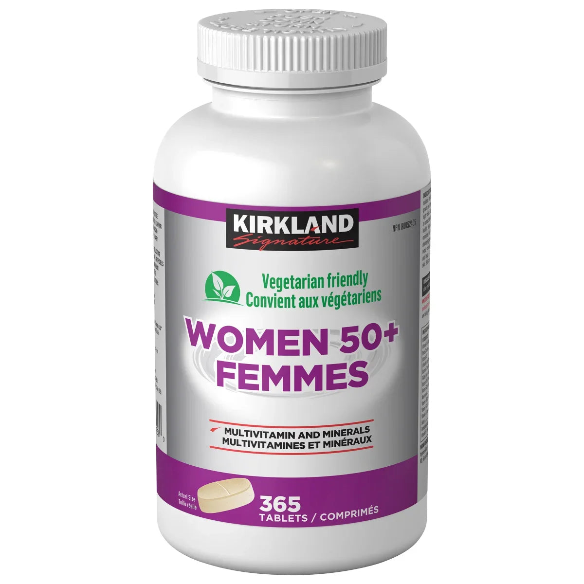 Kirkland Signature 女士 50+ 全效多種維他命及礦物質 (365粒) - canadahk