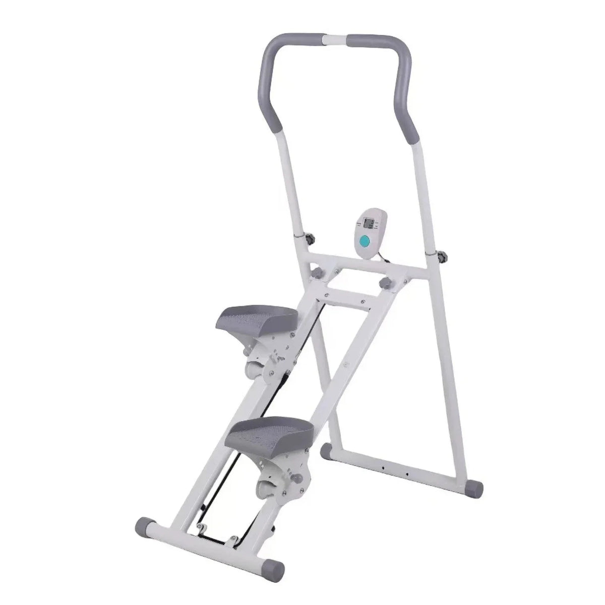 Fit Mart Multifunctional Straight Handrail Climbing Walker (Integrated Handrail + Data Screen + Folding Storage Upgraded Version)