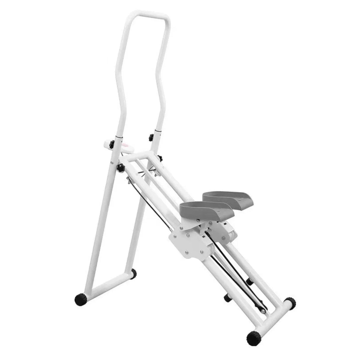 Fit Mart Multifunctional Straight Handrail Climbing Walker (Integrated Handrail + Data Screen + Foldable Storage Version)