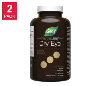 NutraSea 乾眼症專用配方 Omega-3 (薄荷味) 240粒 (120粒 x 2樽) | 海外代購 - canadahk