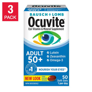 Bausch + Lomb Ocuvite 成人 50+ 護眼維他命及礦物質 (150粒 迷你軟膠囊) | 海外代購 - canadahk