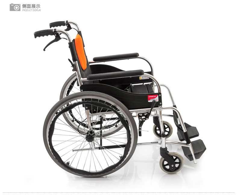 YUWELL 魚躍 H062C 輕便可摺疊鋁合金手推輪椅 - 樂耆同行 Lohas Elderly－香港樂齡長者用品專門店