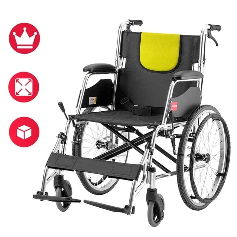 魚躍 Yuwell H053C 手動輪椅車 (小巧折背輕便款) - 樂耆同行 Lohas Elderly－香港樂齡長者用品專門店
