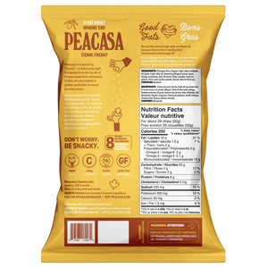 Peacasa 加拿大製鷹嘴豆脆片 海鹽＋蜜糖芥末 (128g x 6包) 產品圖片 4－Lohas 銀髮健康選品