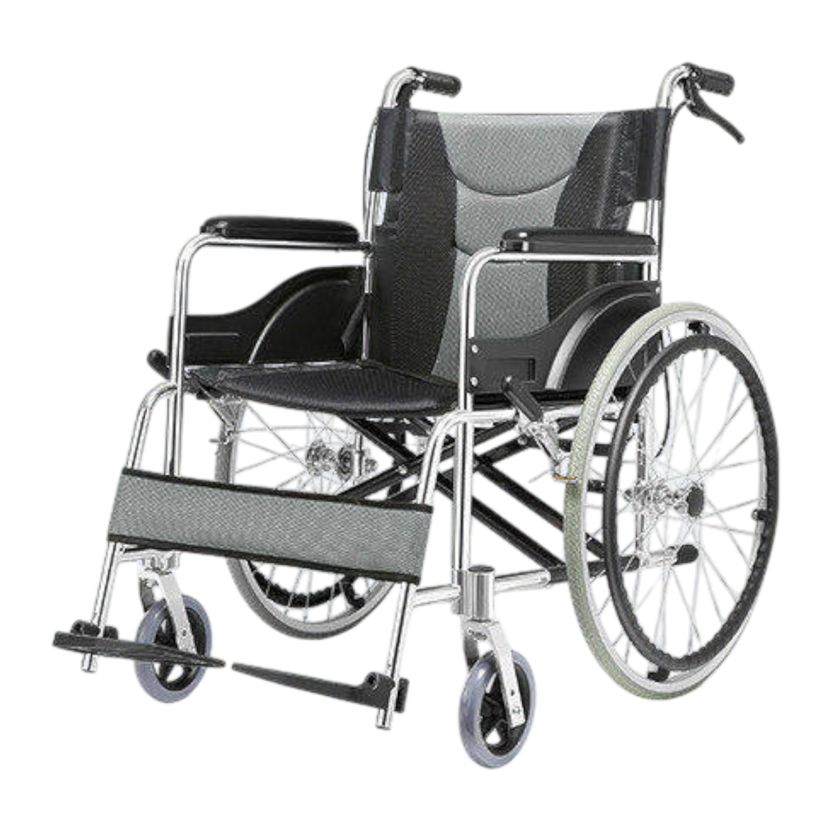 可孚 Cofoe 鋁合金輕便折疊輪椅 老人代步車 - 鋁合金輕便款(1號款) (12KG/蜂窩透氣坐墊)-輪椅-樂耆同行 Lohas Elderly－香港樂齡長者用品專門店