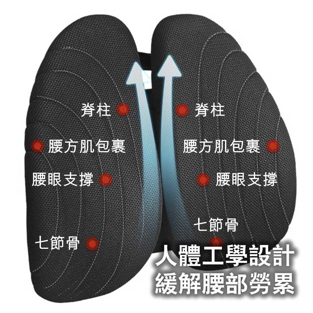 Jago長者老年人人體工學腰靠護腰支撐雙背支撐腰墊辦公室腰墊 (透氣網版) - 樂耆同行 Lohas Elderly－香港樂齡長者用品專門店