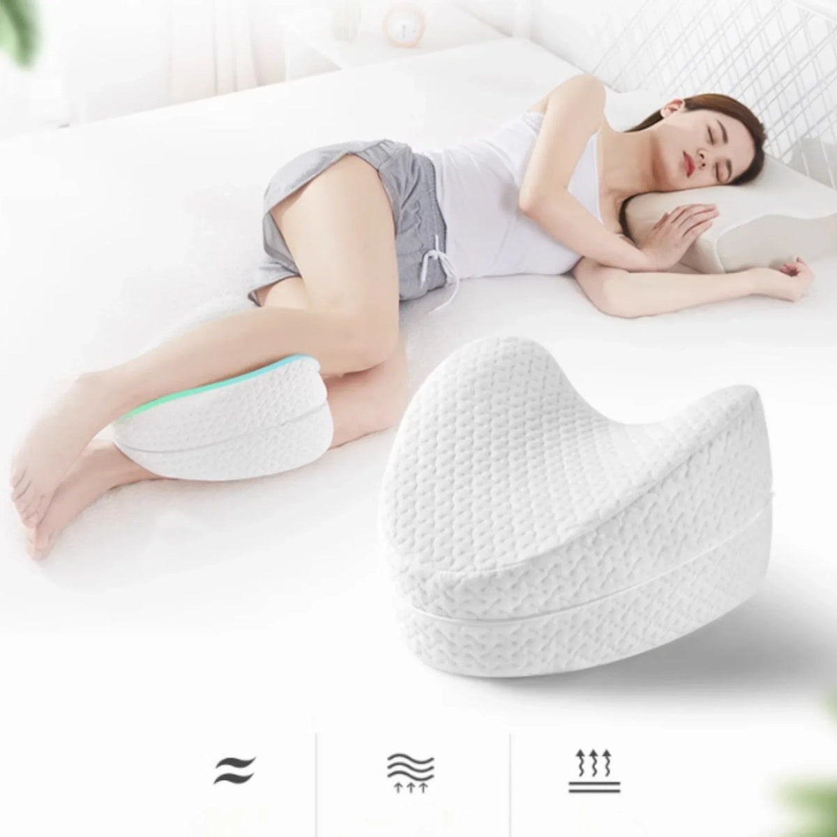 Jago長者老年人側睡抱枕夾枕下肢抬高小腿腳墊・夾腿抬腿枕 - 樂耆同行 Lohas Elderly－香港樂齡長者用品專門店