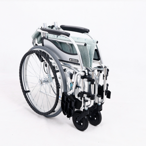 日本松永 MATSUNAGA 鋁合金輕便折疊輪椅 老人出遊代步車 - MW-SL3D (大輪可掀款)-輪椅-樂耆同行 Lohas Elderly－香港樂齡長者用品專門店