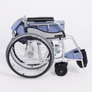 日本松永 MATSUNAGA 鋁合金輕便折疊輪椅 老人出遊代步車 - MW-SL1D (大輪款)-輪椅-樂耆同行 Lohas Elderly－香港樂齡長者用品專門店