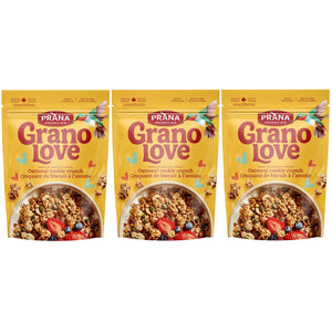 Prana Granolove 有機燕麥曲奇脆脆 Granola (1kg x 3包) 產品圖片 1－Lohas 銀髮健康選品