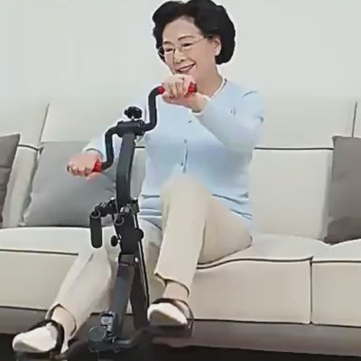 ARGAL Hand and Foot Exercise Rehabilitation Bike (4-in-1 version: Rehabilitation Rings & Foot Massager)
