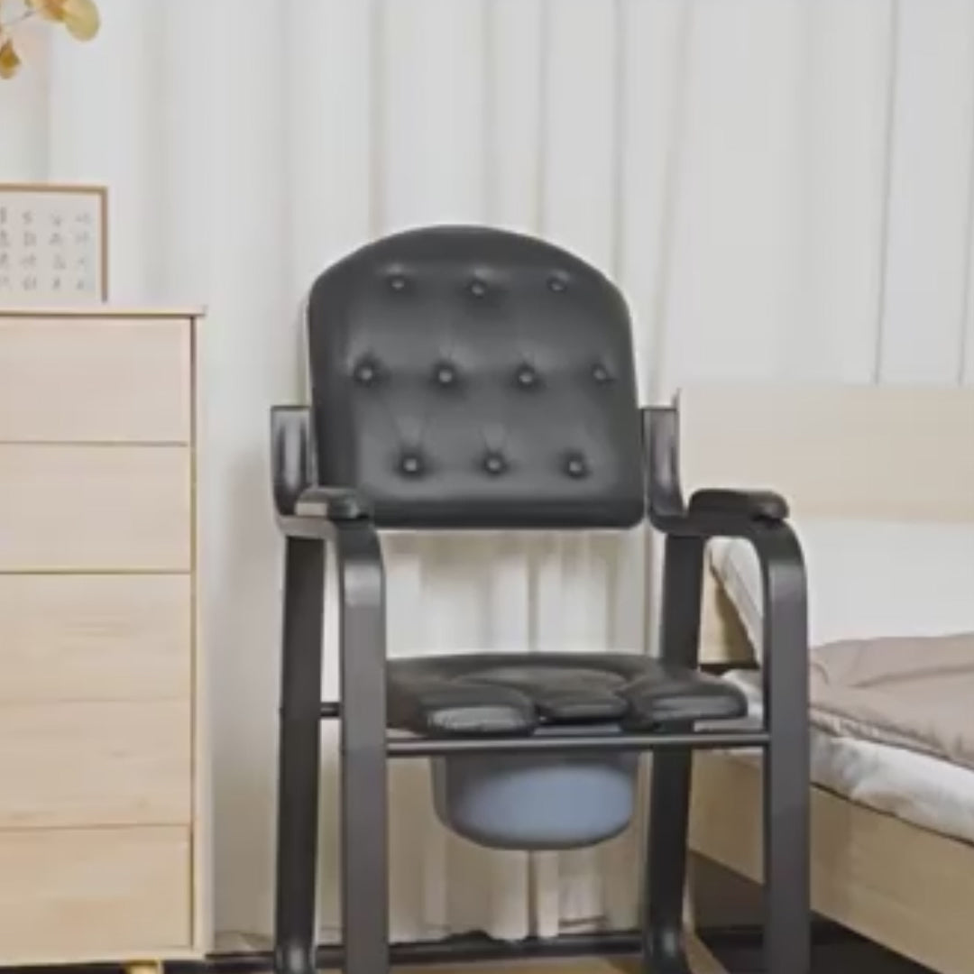 Japan Domeino Medical-Grade Anti-Tip Sofa Commode for Seniors (Triple Odor Control) - Stable Version