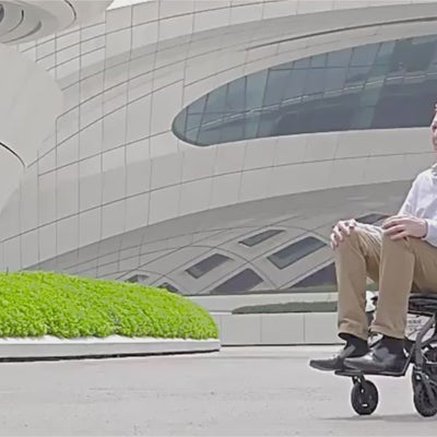 KALIBU [15] Top-of-the-line flagship version: 8-fold all-around shock absorption lightweight wheelchair