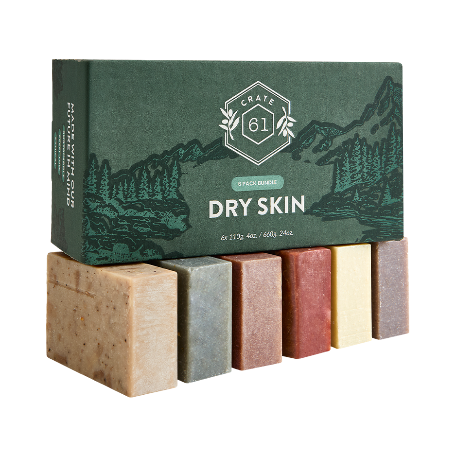Crate 61 Organics Dry Skin Handmade Soap Set | Senior Daily Living | Overseas Purchasing
