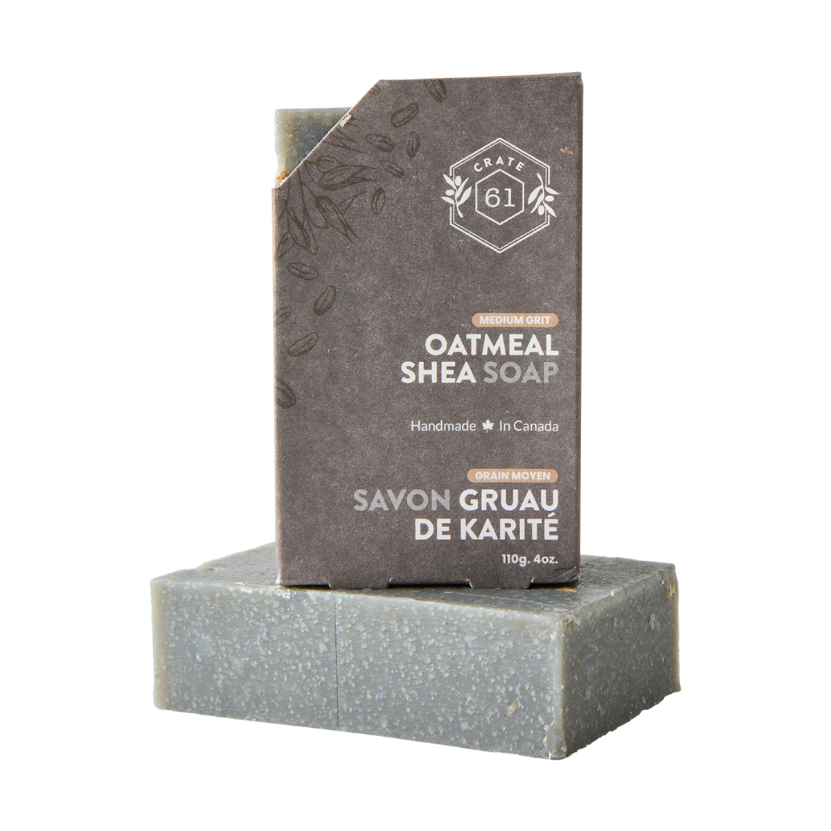 Crate 61 Organics Oatmeal Shea Handmade Soap | Senior Daily Life | Overseas Purchasing