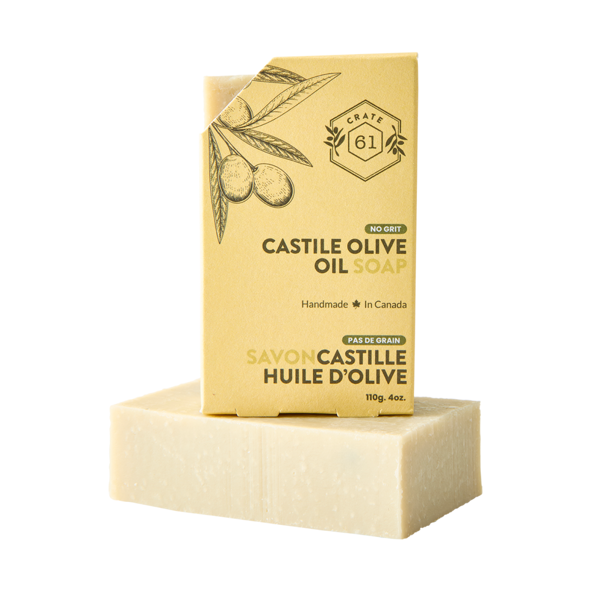 Crate 61 Organics Castile Olive Oil Handmade Soap | Senior Daily Living | Overseas Purchasing