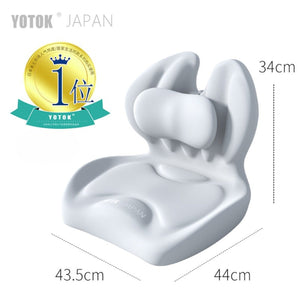 YOTOK 日本優藤悠居 辦公室人體工學護腰坐墊靠背一體墊 - 活性竹炭抑菌版-坐墊-FIT MART 香港智能健康及運動生活用品專門店：筋膜槍、瑜伽輔助工具、智能健身設備