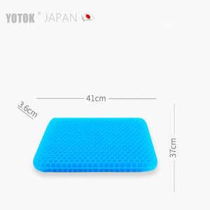 【給父母最好的】YOTOK 日本正品蜂窩凝膠坐墊 夏季涼墊防臀痛 久坐矽膠椅墊 - 3.6CM 標準版 - 長者舒適首選-凝膠坐墊-樂耆同行 Lohas Elderly－香港樂齡長者用品專門店