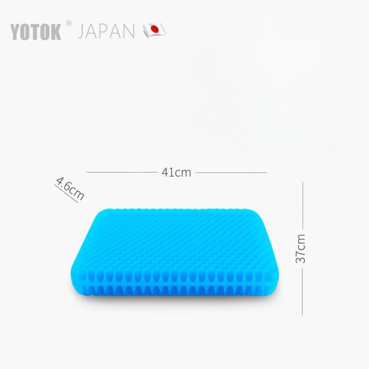 【The Best for Your Parents】YOTOK Japanese Authentic Honeycomb Gel Seat Cushion - Summer Cooling Pad for Hip Pain Relief, Silicone Chair Cushion for Long Sitting - 4.6CM Thickened Version - A Top Comfort Choice for Seniors