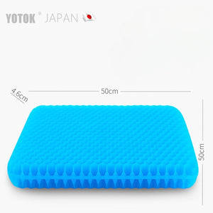 【給父母最好的】YOTOK 日本正品蜂窩凝膠坐墊 夏季涼墊防臀痛 久坐矽膠椅墊 - 4.6CM 加大加厚旗艦版 - 長者舒適首選-凝膠坐墊-樂耆同行 Lohas Elderly－香港樂齡長者用品專門店