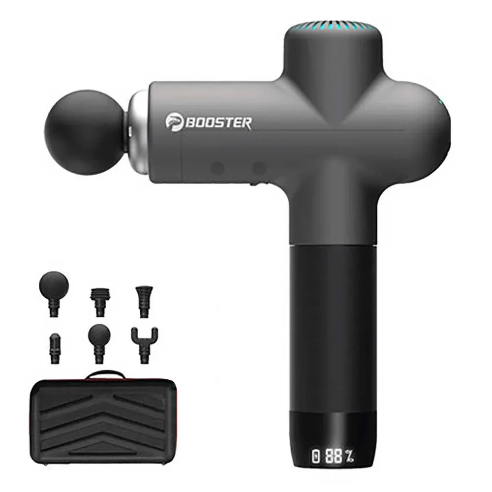 Booster Light Version Smart-Hit Deep Fascial Massage Gun (2000mAh with 6 Massage Heads International Version)