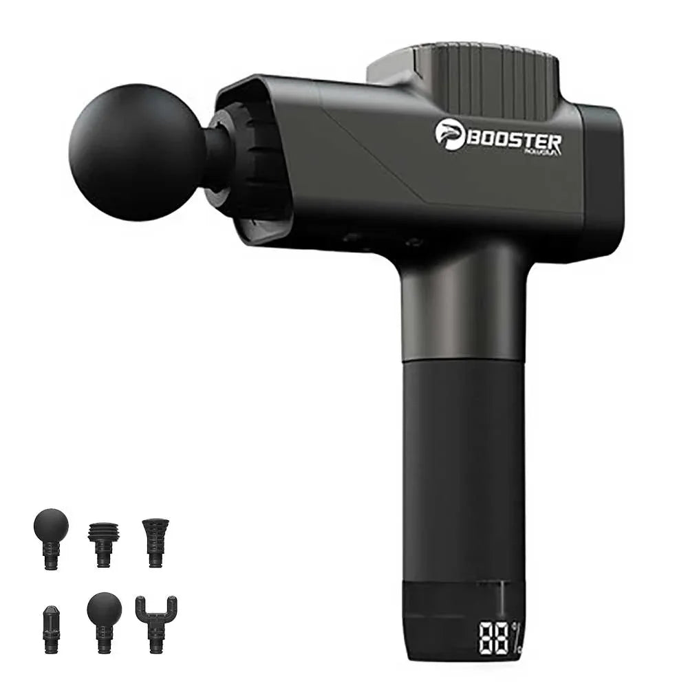 Booster Square M2 Noise Reduction Fascial Massage Gun (2200mAh Standard Version with 6 Massage Heads)