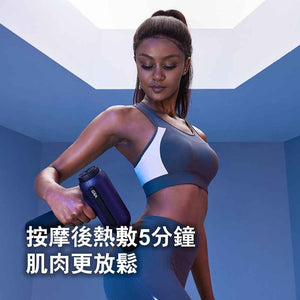 GXA美國M1專業級深層冷熱敷高頻筋膜槍 (2600mAh｜6個按摩頭連收藏盒｜藍色) - 樂耆同行 Lohas Elderly－香港樂齡長者用品專門店