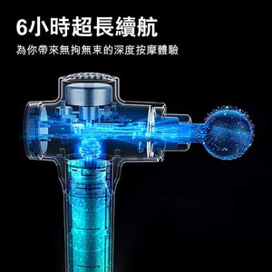 Phoenix A1S專業筋膜按摩槍 (2500mAh｜9個按摩頭連鋁盒｜國際版｜碳纖色) - 樂耆同行 Lohas Elderly－香港樂齡長者用品專門店