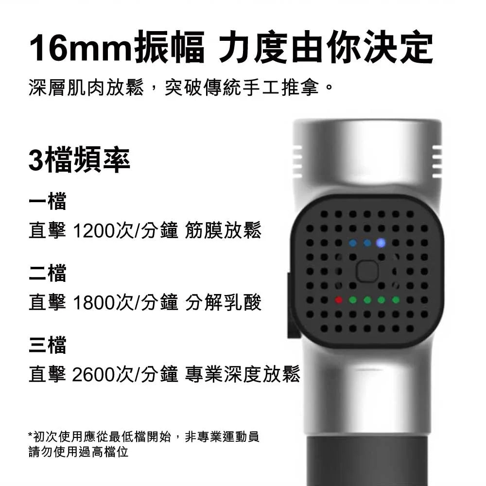 Phoenix A2基礎版筋膜按摩槍 (1500mAh｜6個按摩頭連盒｜國際版｜碳纖色) - 樂耆同行 Lohas Elderly－香港樂齡長者用品專門店