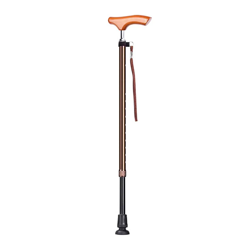 Japan Phase 1 ichigo ichie AS-250 solid maple handle retractable crutch (T-shaped｜Extensible｜Aluminum alloy)