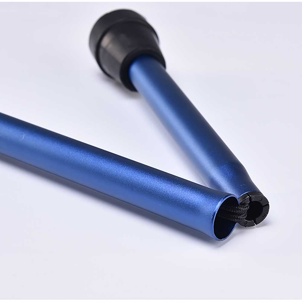 日本MiKi MRF-011220 藍色粗管可折疊拐杖 (T字型｜可伸縮｜鋁合金)-拐杖-樂耆同行 Lohas Elderly－香港樂齡長者用品專門店