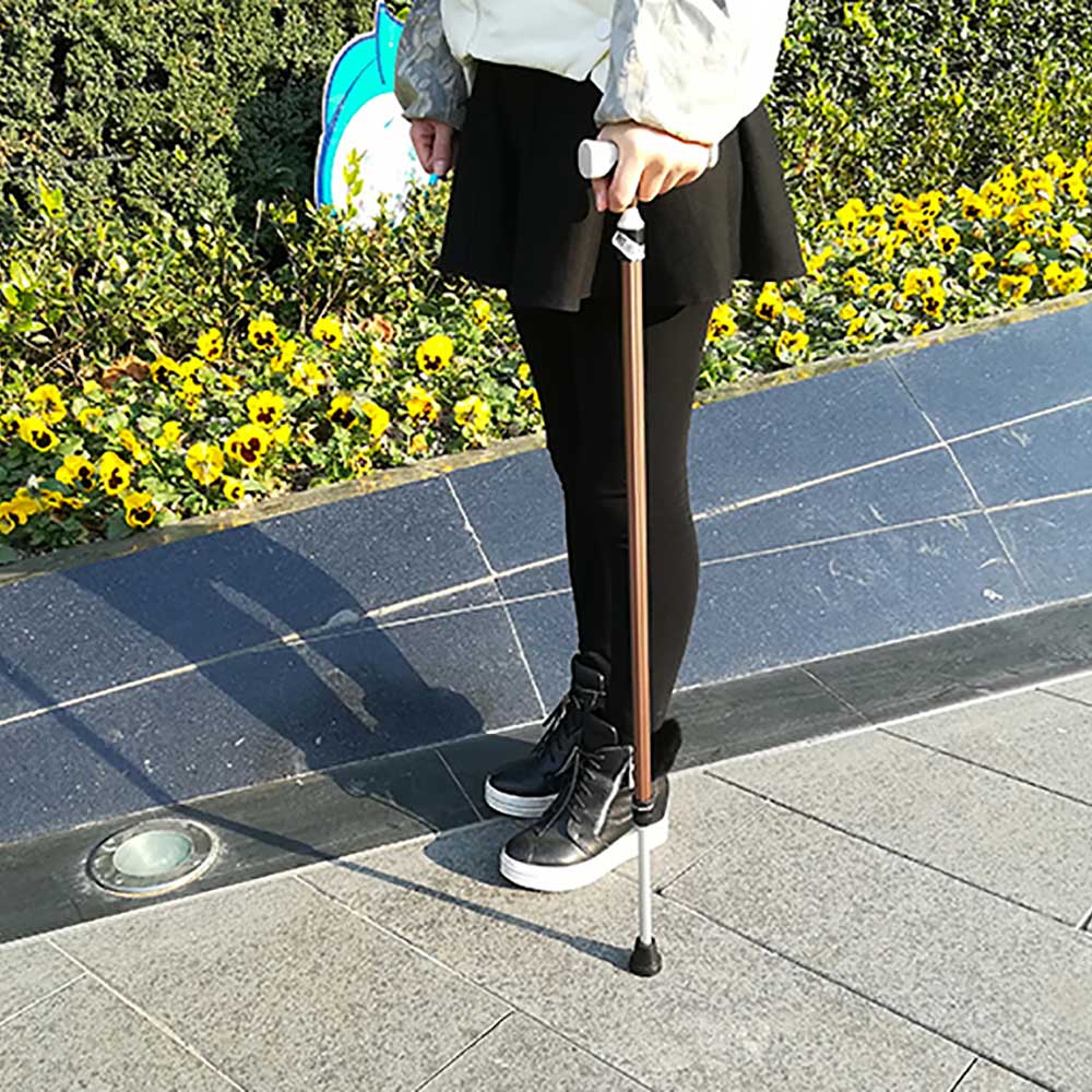 日本MiKi MRT-013 粗管伸縮拐杖 (T字型｜可伸縮｜鋁合金)-拐杖-樂耆同行 Lohas Elderly－香港樂齡長者用品專門店