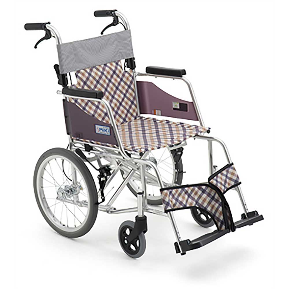 Japan MiKi MOCC43JL DX Ultralight and Comfortable Hand Push Wheelchai