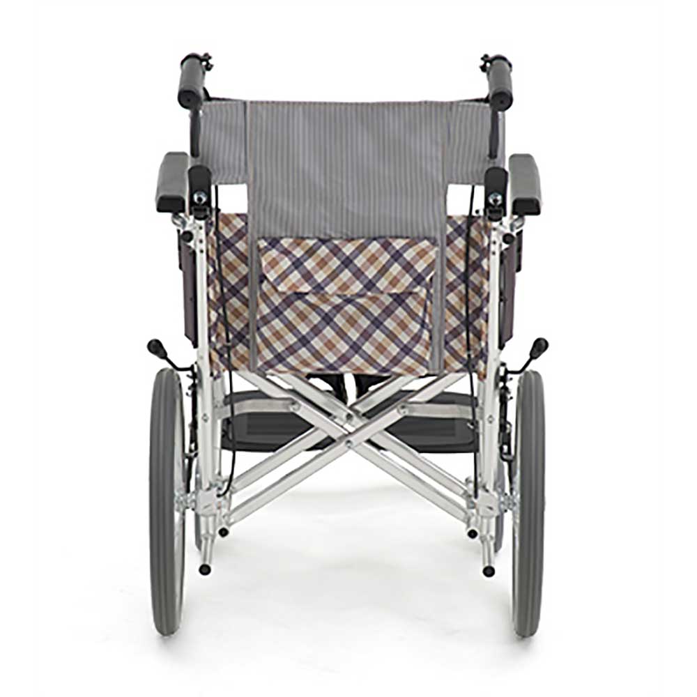 日本MiKi MOCC-43JL DX 超輕舒適手推輪椅 (16吋實心小輪｜可折背｜9.9kg)-輪椅-樂耆同行 Lohas Elderly－香港樂齡長者用品專門店