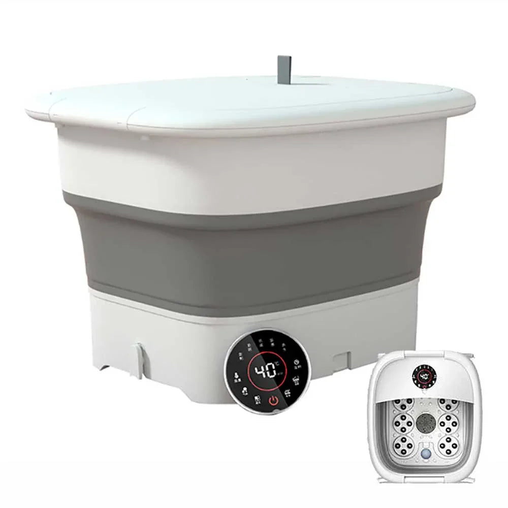 Cloris German Elderly Foldable Smart Foot Bathtub Automatic Massage Version (International Version)